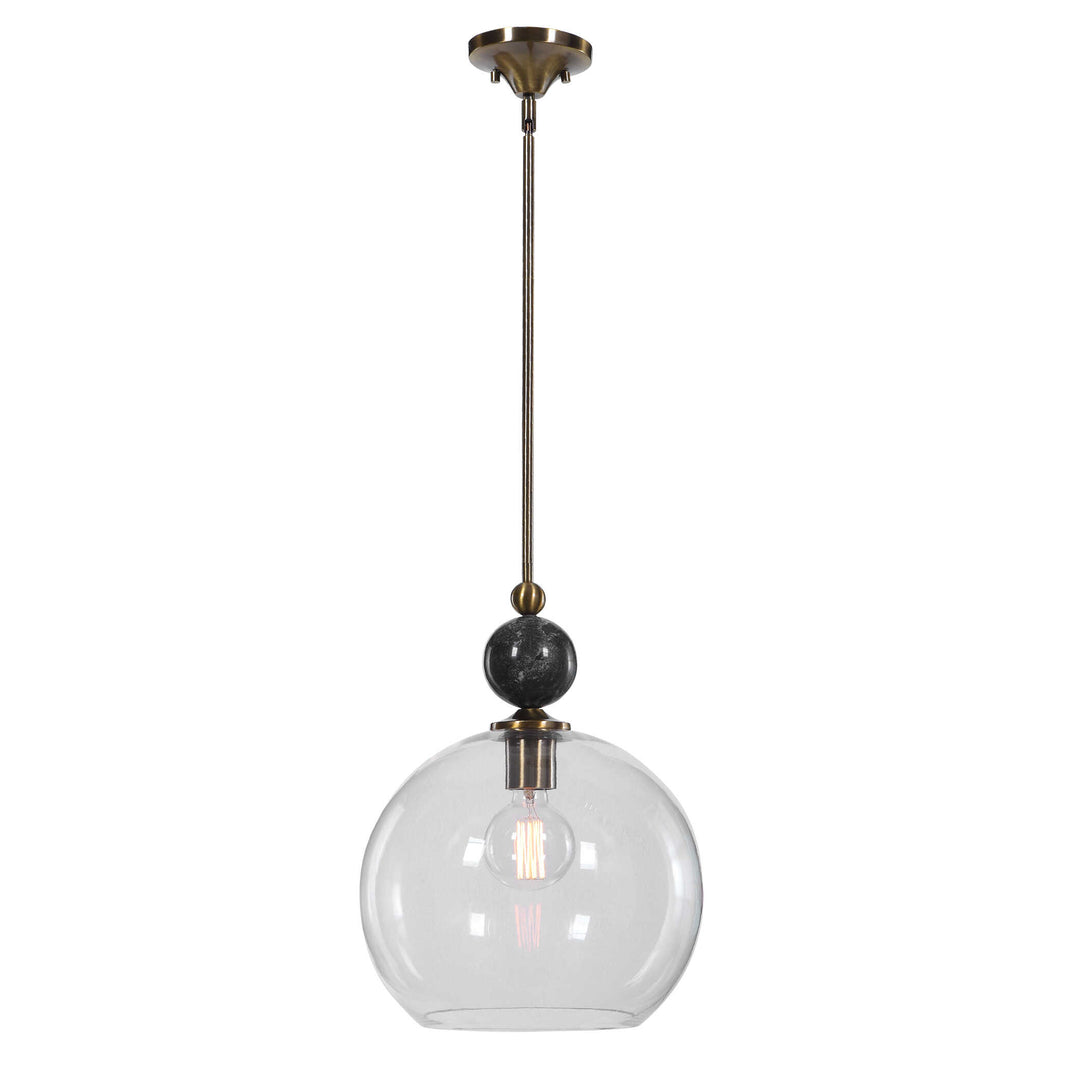 American Home Furniture Uttermost Mendota 1 Light Glass Pendant