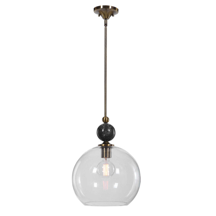 American Home Furniture Uttermost Mendota 1 Light Glass Pendant