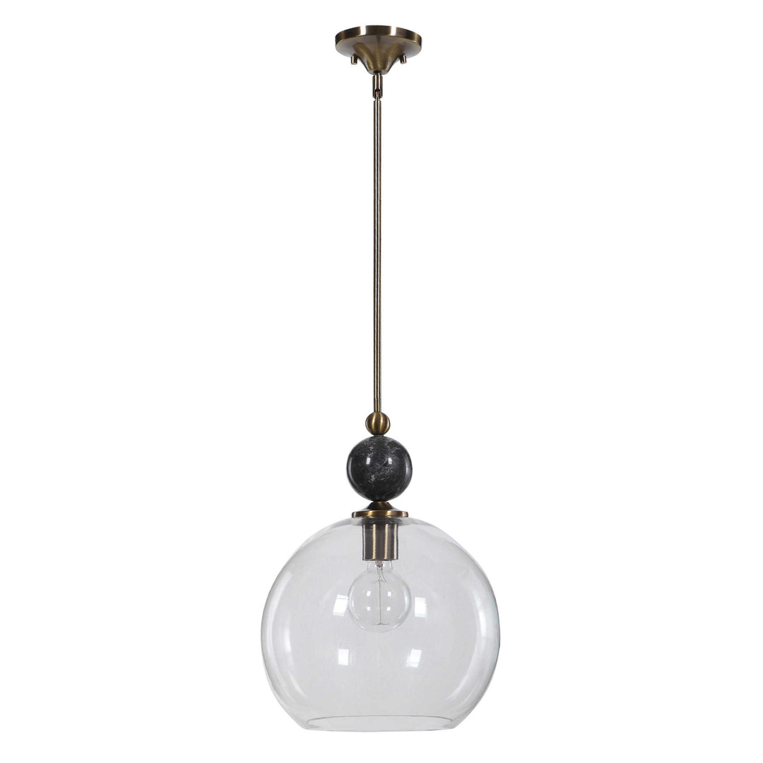 American Home Furniture Uttermost Mendota 1 Light Glass Pendant