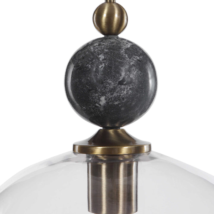 American Home Furniture Uttermost Mendota 1 Light Glass Pendant