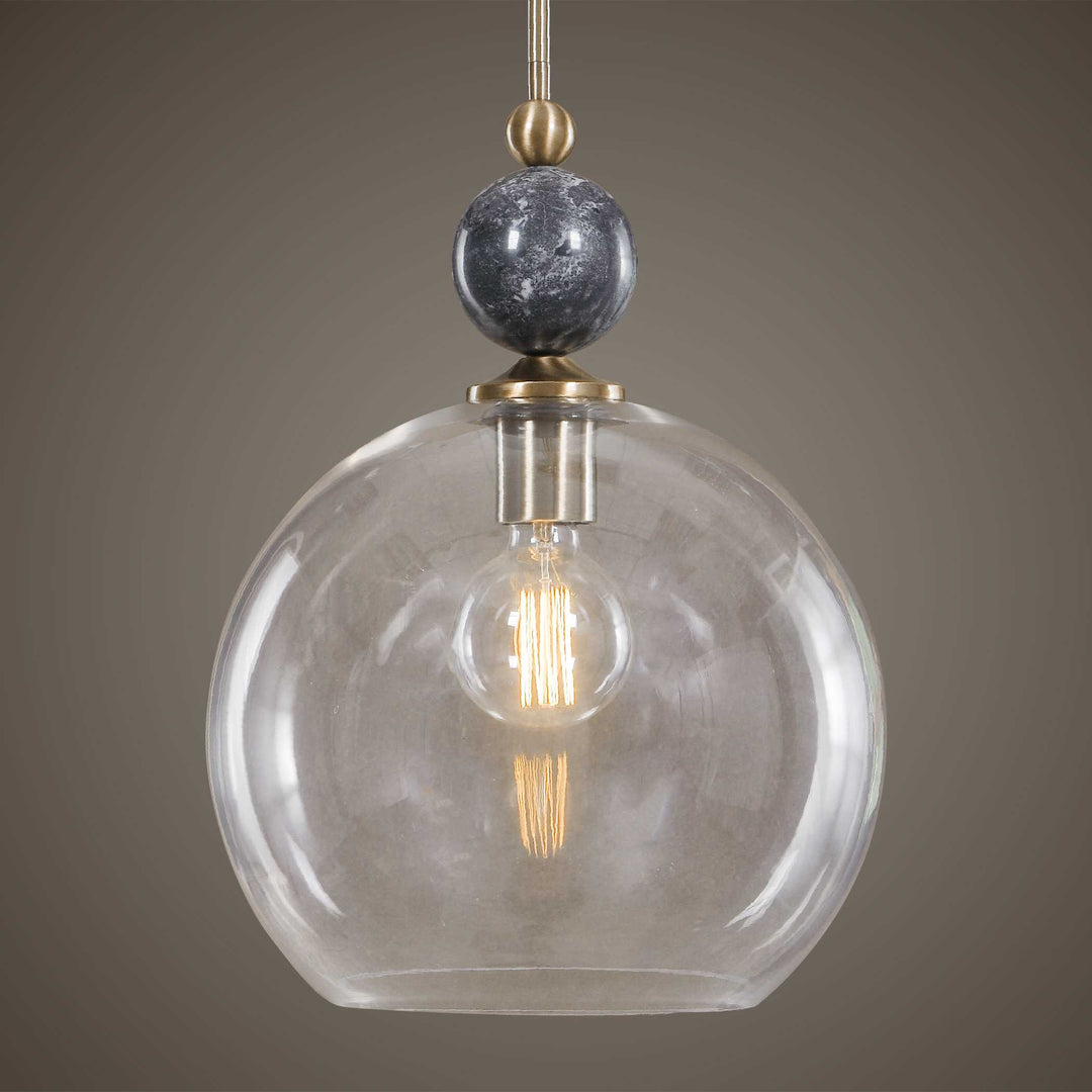 American Home Furniture Uttermost Mendota 1 Light Glass Pendant