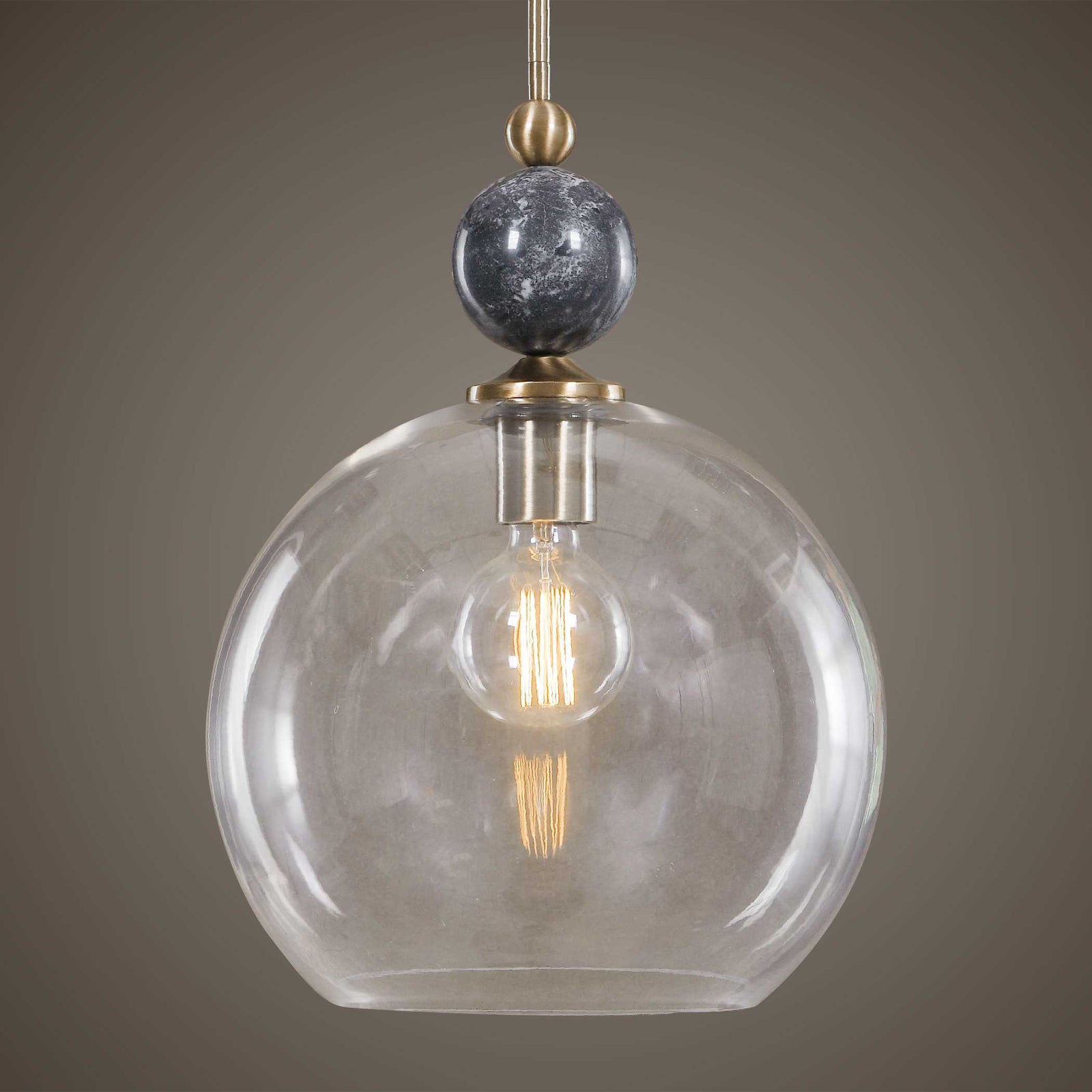 American Home Furniture Uttermost Mendota 1 Light Glass Pendant