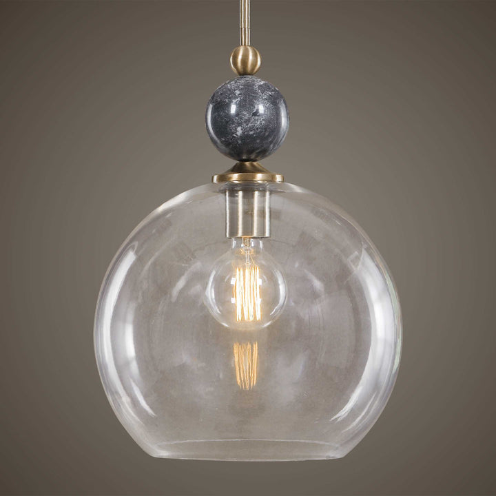 American Home Furniture Uttermost Mendota 1 Light Glass Pendant