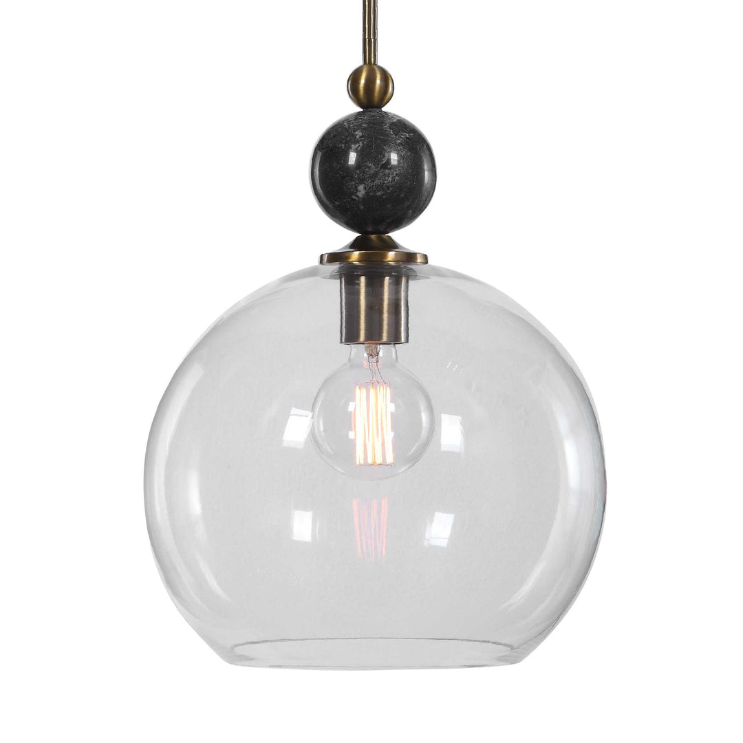 American Home Furniture Uttermost Mendota 1 Light Glass Pendant