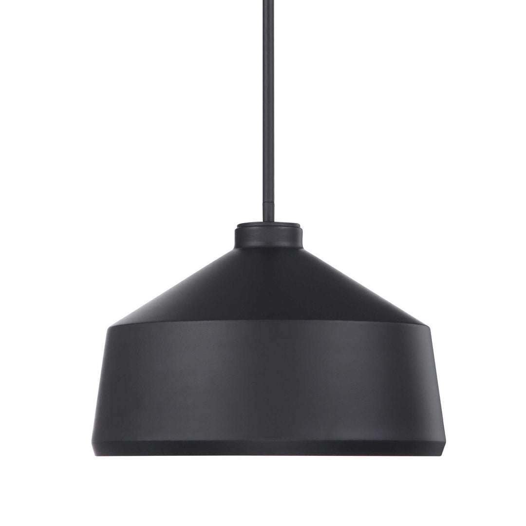 American Home Furniture Uttermost Holgate 1 Light Black Pendant