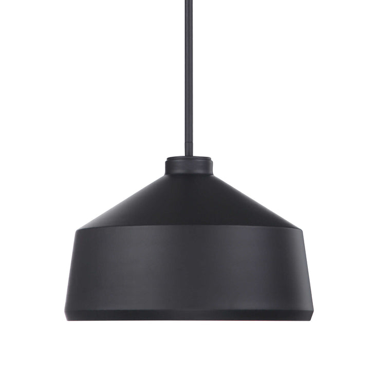 American Home Furniture Uttermost Holgate 1 Light Black Pendant