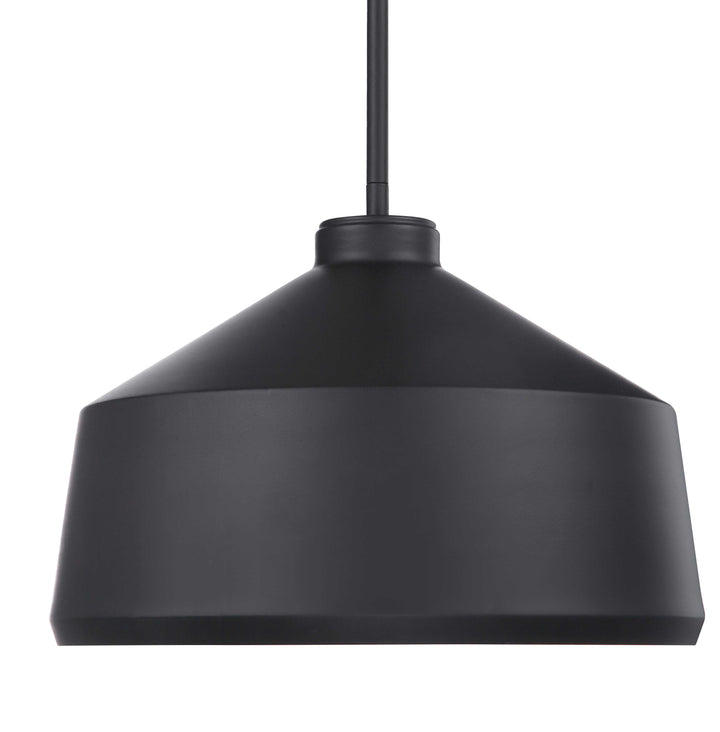 American Home Furniture Uttermost Holgate 1 Light Black Pendant