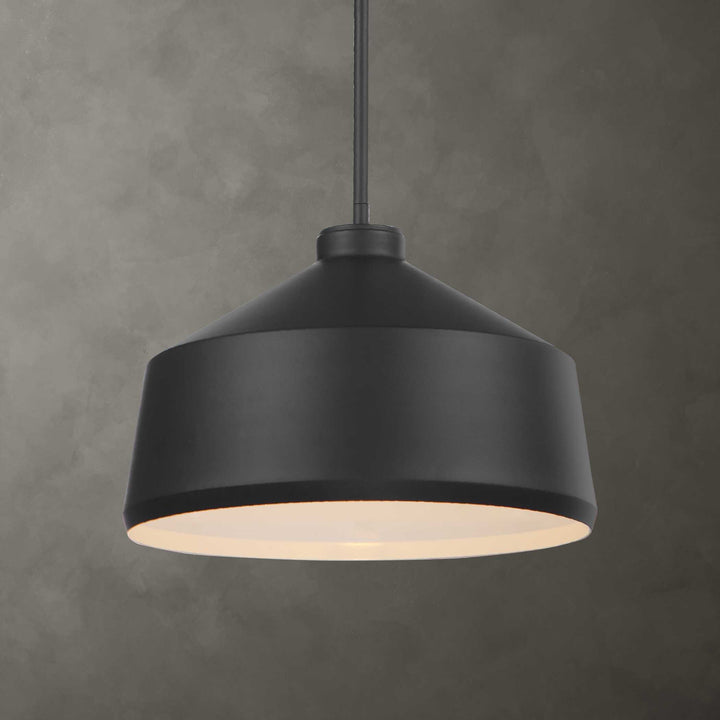 American Home Furniture Uttermost Holgate 1 Light Black Pendant