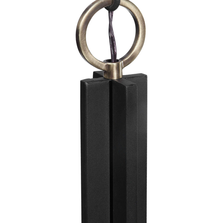 American Home Furniture Uttermost Jarsdel 1 Light Industrial Mini Pendant