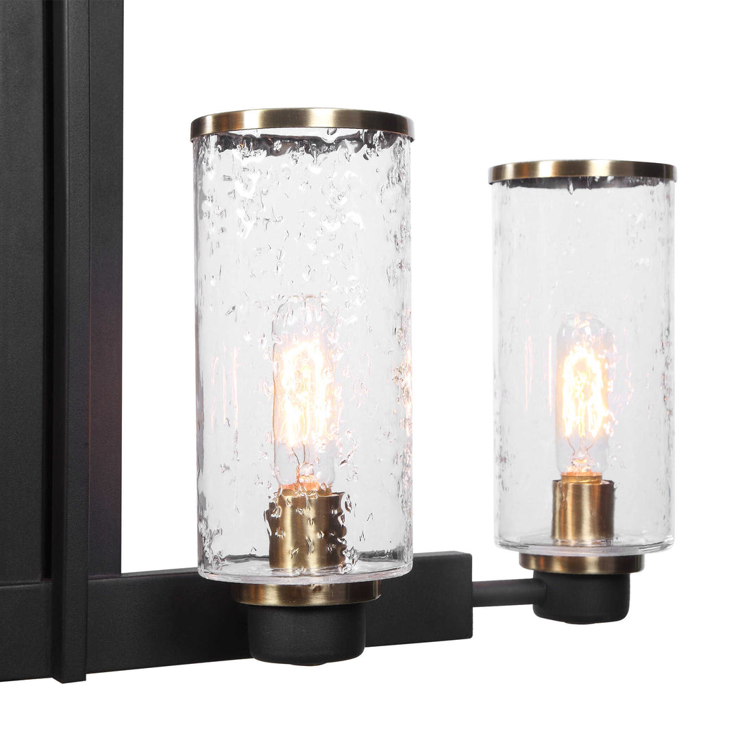 American Home Furniture Uttermost Jarsdel 6 Light Industrial Island Light