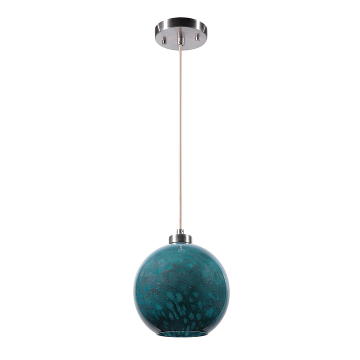 American Home Furniture Uttermost Gemblue1 Light Mini Pendant