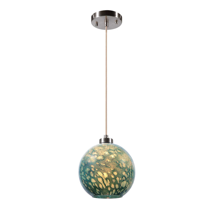 American Home Furniture Uttermost Gemblue1 Light Mini Pendant