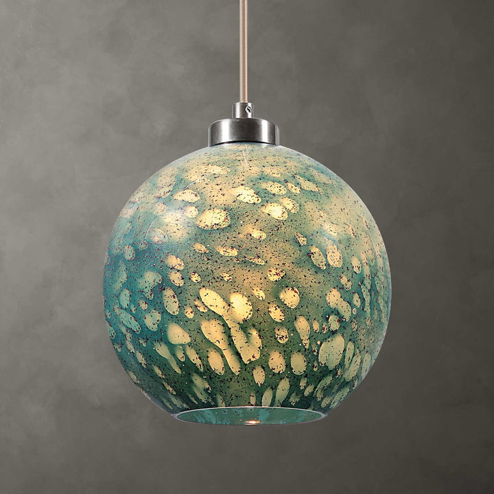 American Home Furniture Uttermost Gemblue1 Light Mini Pendant
