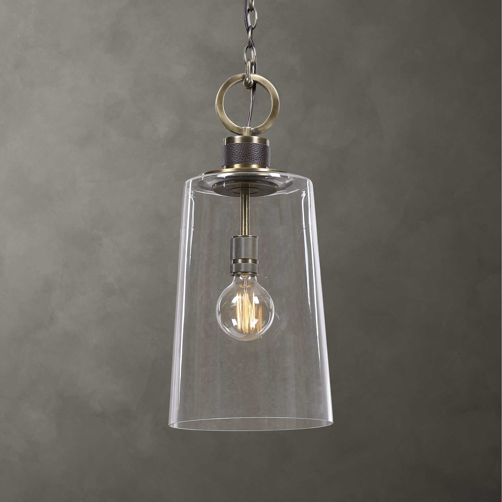 American Home Furniture Uttermost Rosston 1 Light Mini Pendant