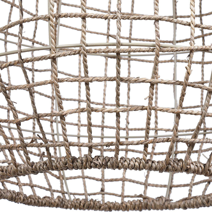 American Home Furniture Uttermost Cross Weave 1 Light Pendant