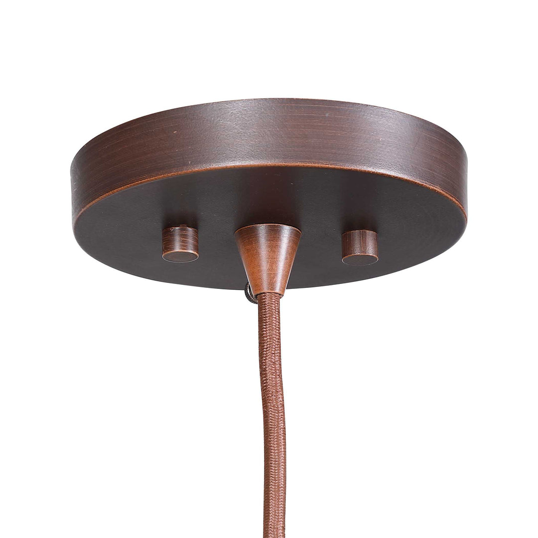 American Home Furniture Uttermost Cross Weave 1 Light Pendant