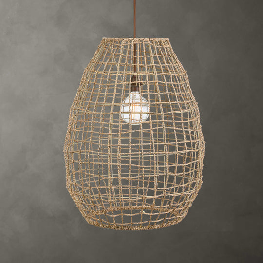 American Home Furniture Uttermost Cross Weave 1 Light Pendant