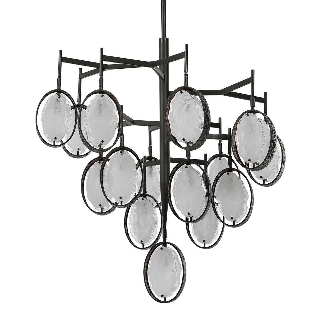 American Home Furniture Uttermost Maxin 15 Light Large Bronze Chandelier