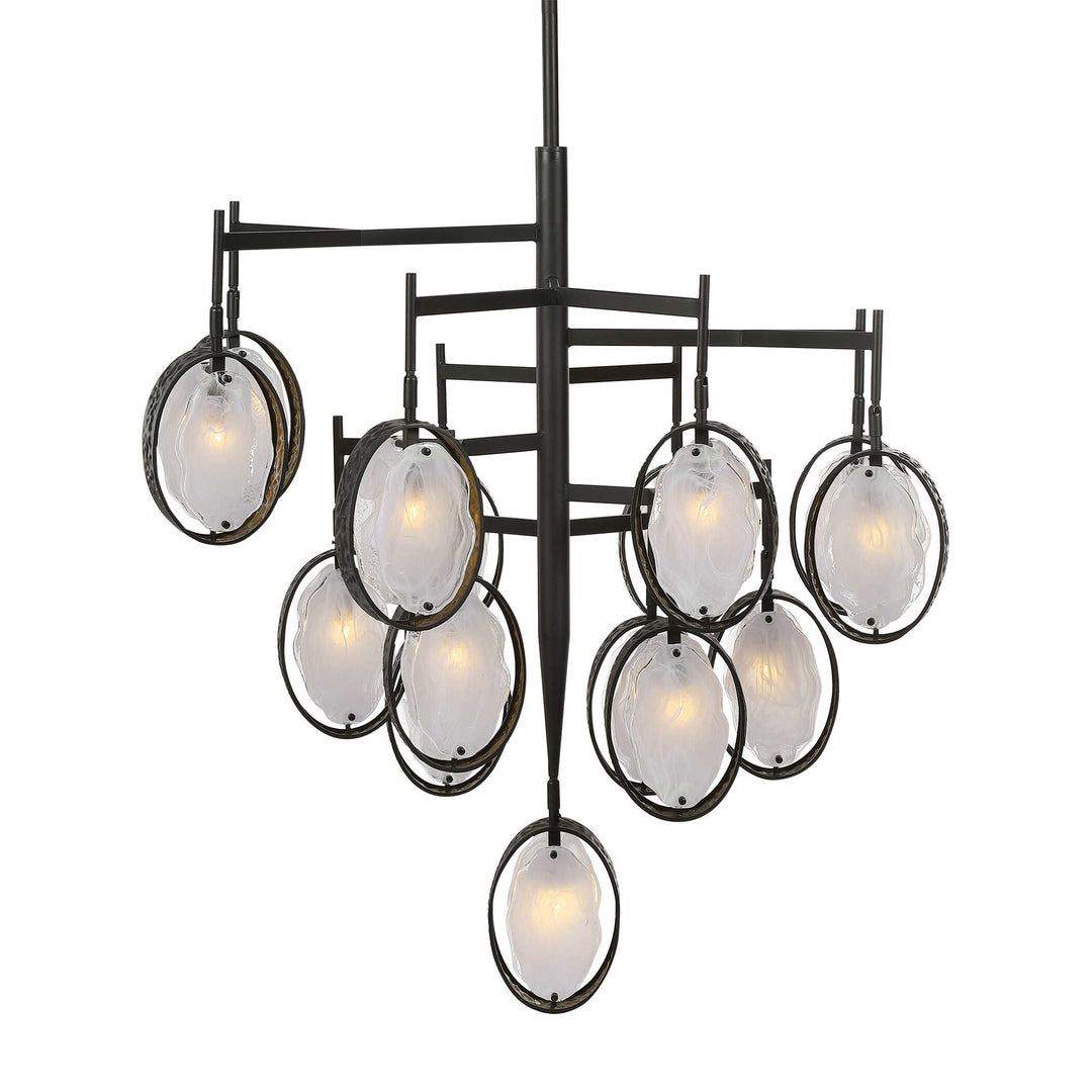 American Home Furniture Uttermost Maxin 15 Light Large Bronze Chandelier
