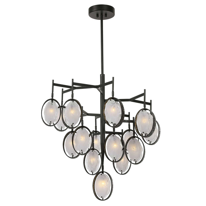 American Home Furniture Uttermost Maxin 15 Light Large Bronze Chandelier