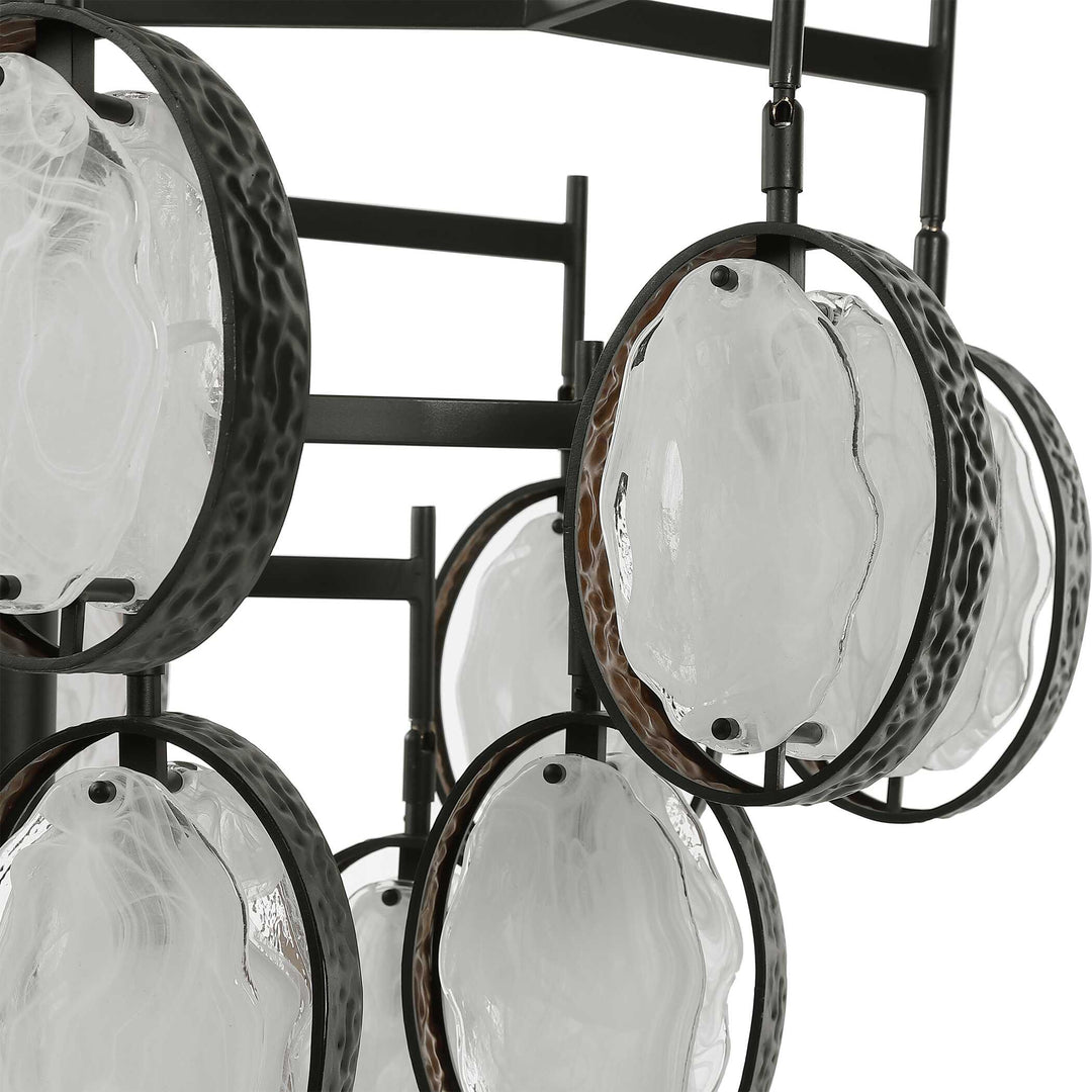 American Home Furniture Uttermost Maxin 15 Light Large Bronze Chandelier
