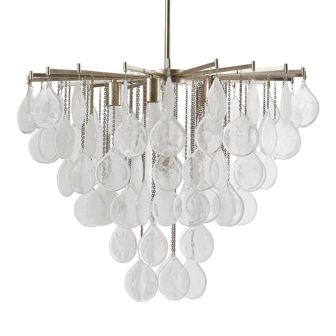 American Home Furniture Uttermost Goccia 6 Light Tear Drop Glass Pendant