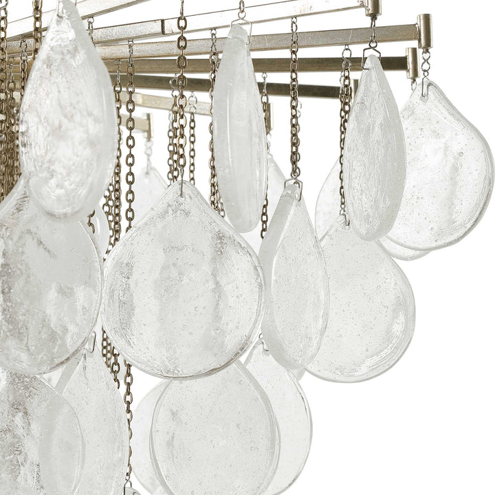 American Home Furniture Uttermost Goccia 6 Light Tear Drop Glass Pendant