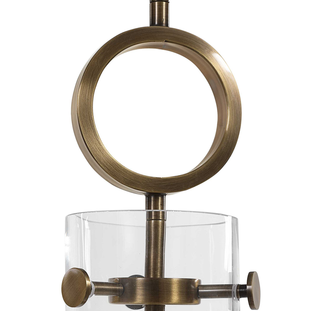 American Home Furniture Uttermost Imbuto Funnel Glass 1 Light Pendant