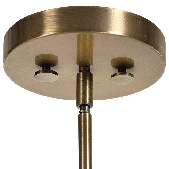 American Home Furniture Uttermost Imbuto Funnel Glass 1 Light Pendant
