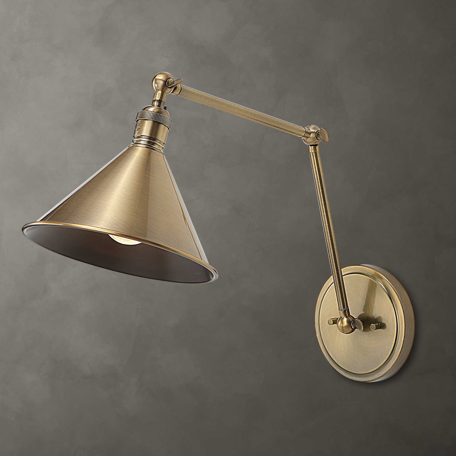 American Home Furniture Uttermost Exeter 1 Light Adjustable Sconce