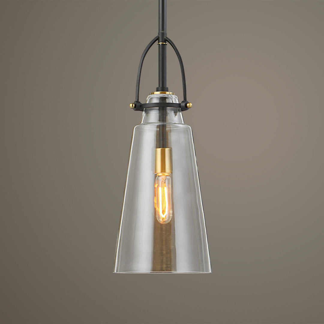 American Home Furniture Uttermost Saugus Industrial 1 Light Pendant
