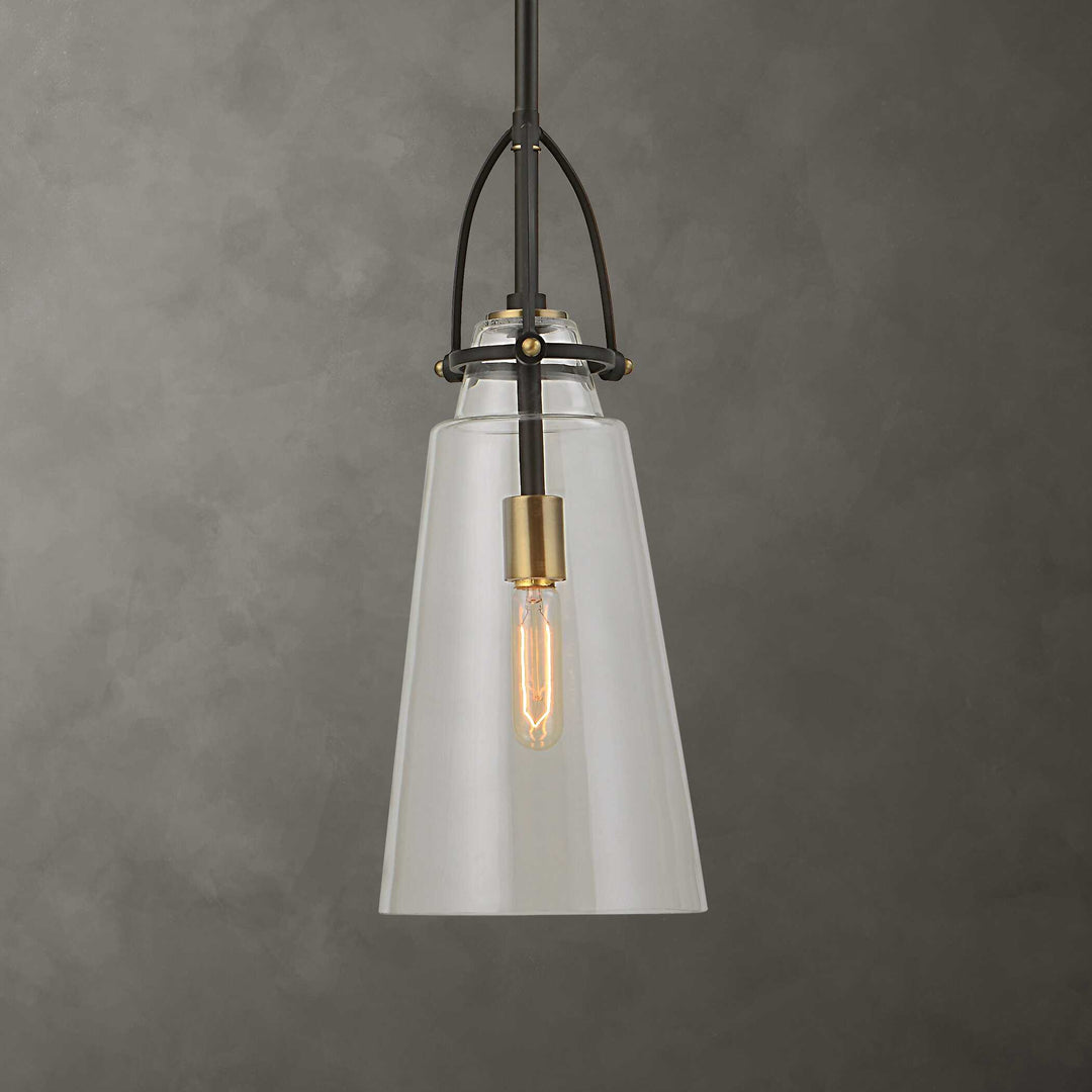 American Home Furniture Uttermost Saugus Industrial 1 Light Pendant
