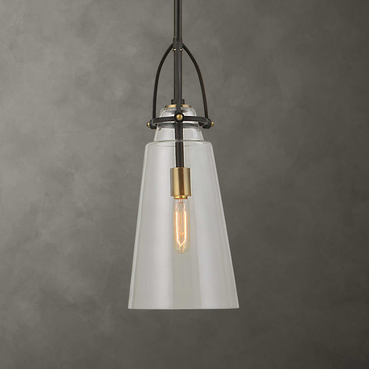 American Home Furniture Uttermost Saugus Industrial 1 Light Pendant