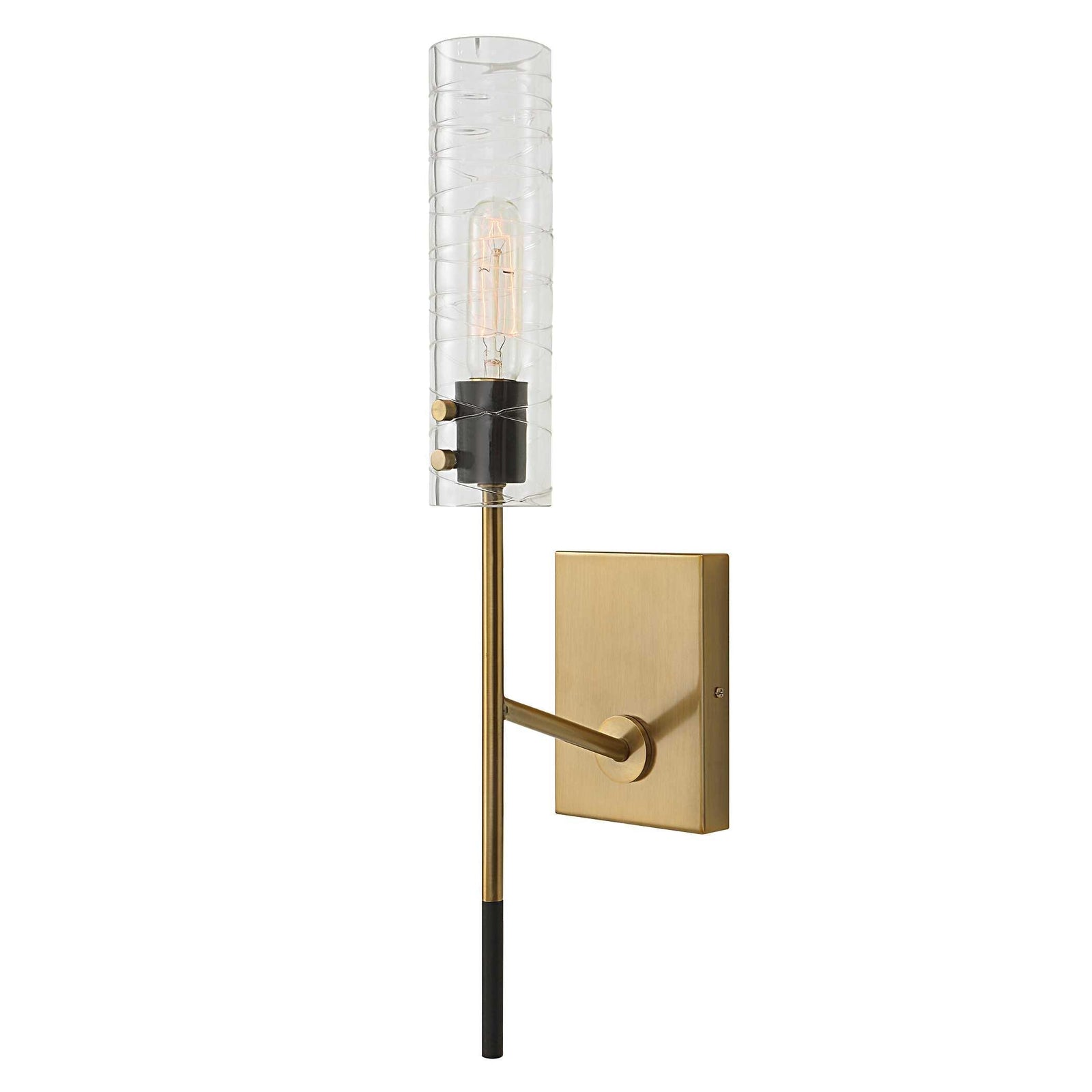 Uttermost Telesto 1 Light Brass Sconce WALL SCONCES