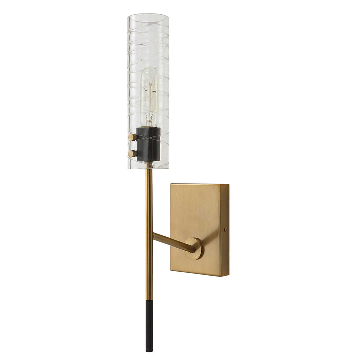 American Home Furniture Uttermost Telesto 1 Light Brass Sconce