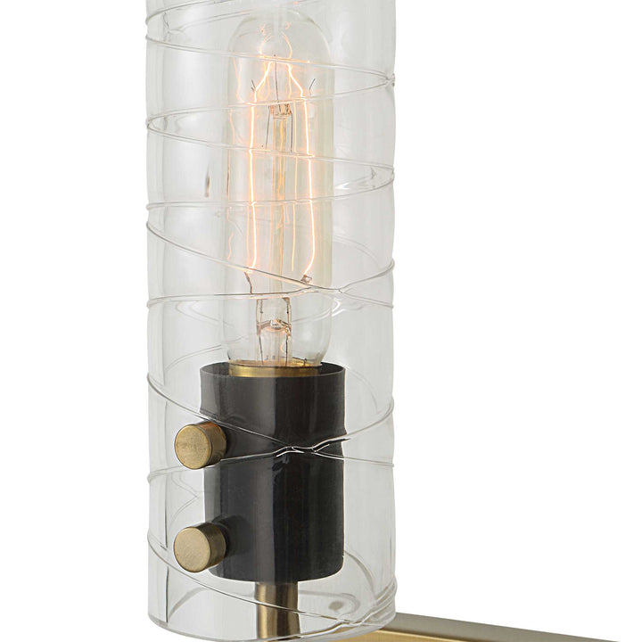 American Home Furniture Uttermost Telesto 1 Light Brass Sconce