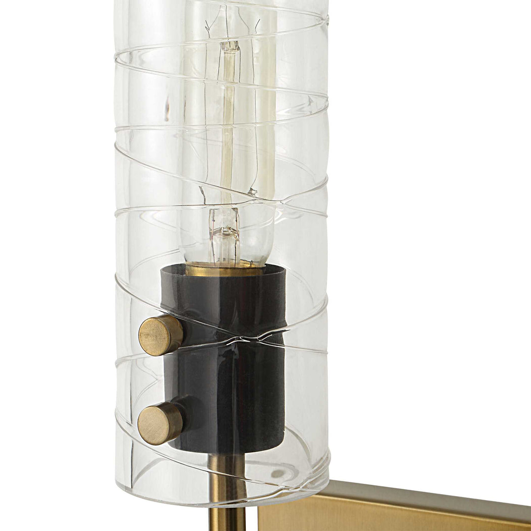 American Home Furniture Uttermost Telesto 1 Light Brass Sconce