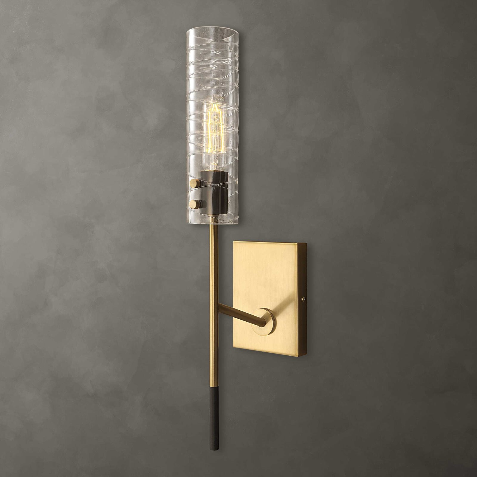 American Home Furniture Uttermost Telesto 1 Light Brass Sconce