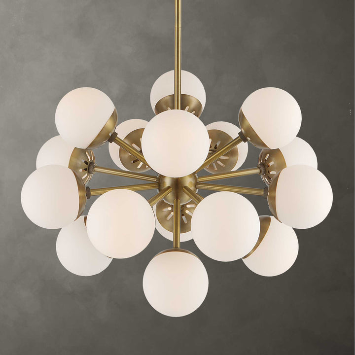American Home Furniture Uttermost Droplet 16 Light Sputnik Chandelier