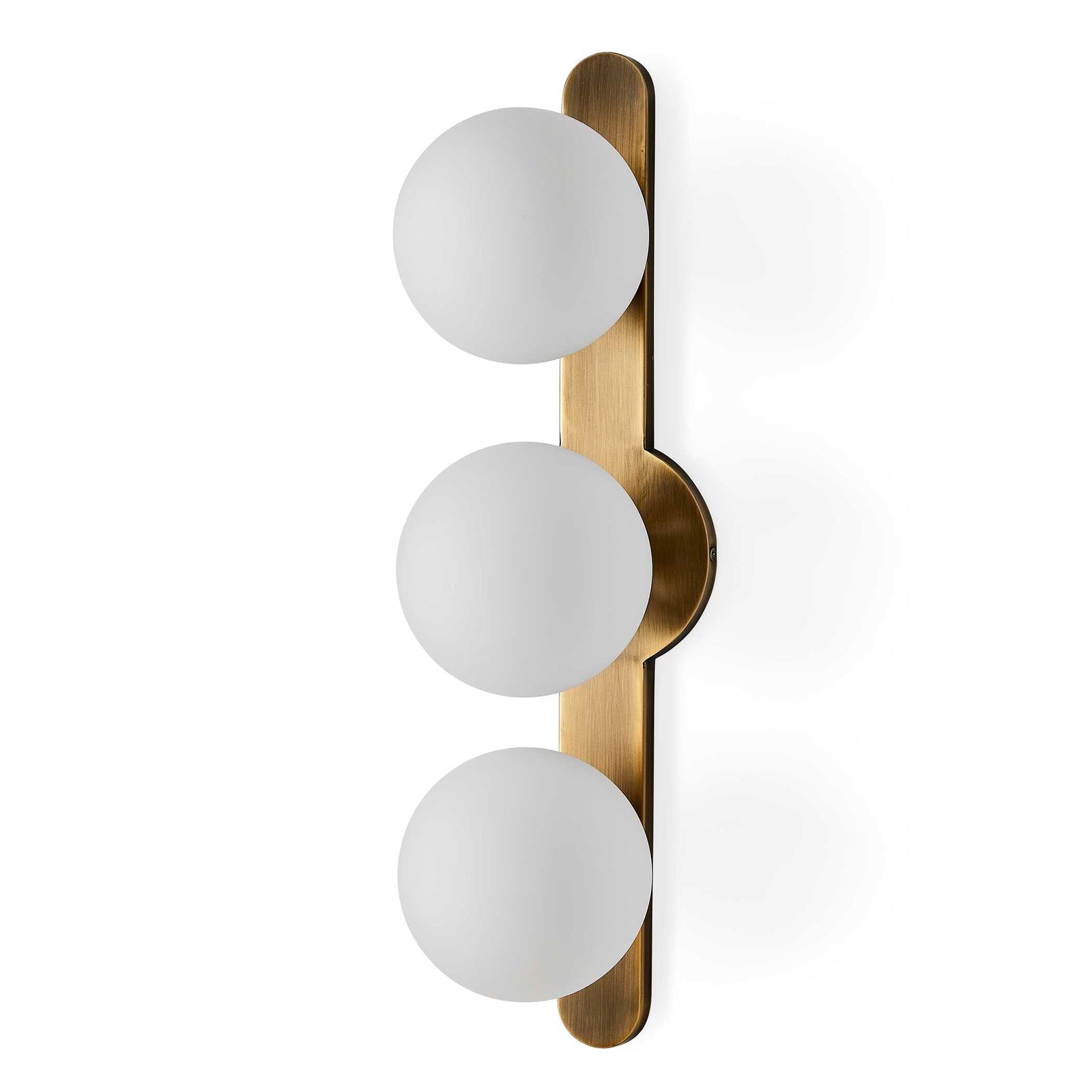 American Home Furniture Uttermost Droplet Mid-Century 3 Light Sconce