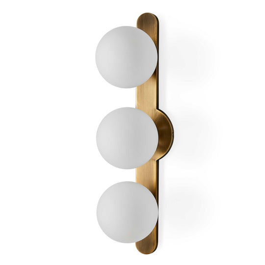 American Home Furniture Uttermost Droplet Mid-Century 3 Light Sconce