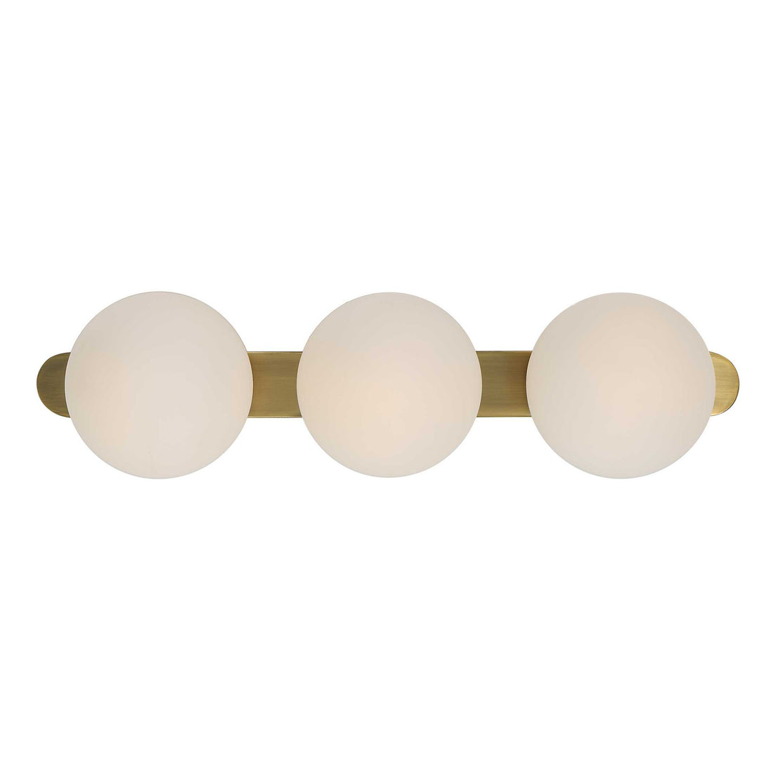 American Home Furniture Uttermost Droplet Mid-Century 3 Light Sconce