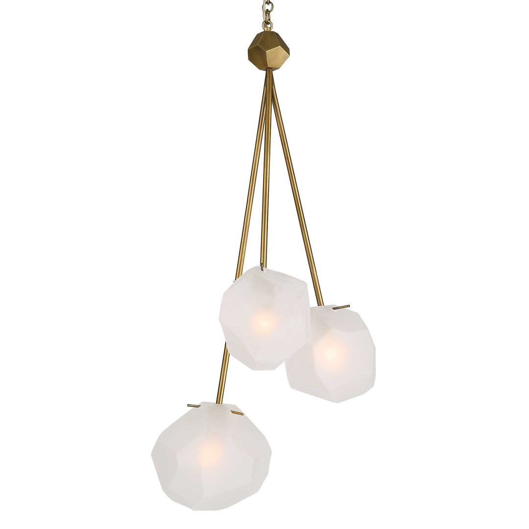 American Home Furniture Uttermost Geodesic 3 Light Pendant