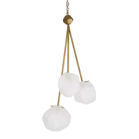 American Home Furniture Uttermost Geodesic 3 Light Pendant
