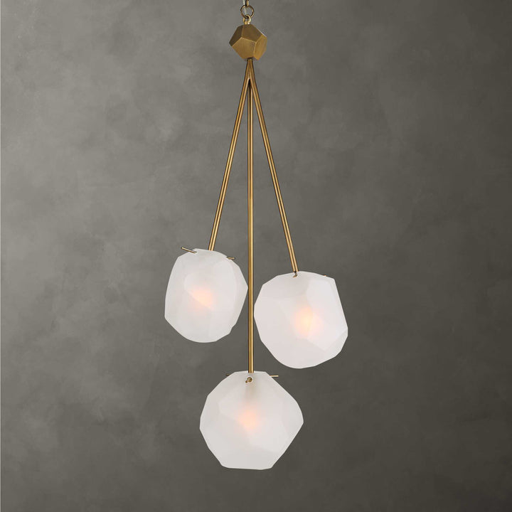 American Home Furniture Uttermost Geodesic 3 Light Pendant
