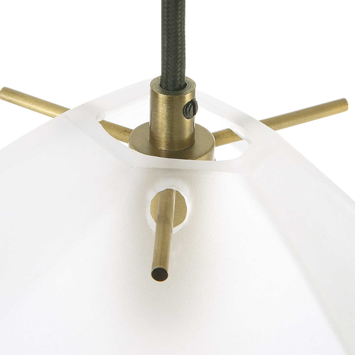 American Home Furniture Uttermost Geodesic 1 Light Mini Pendant