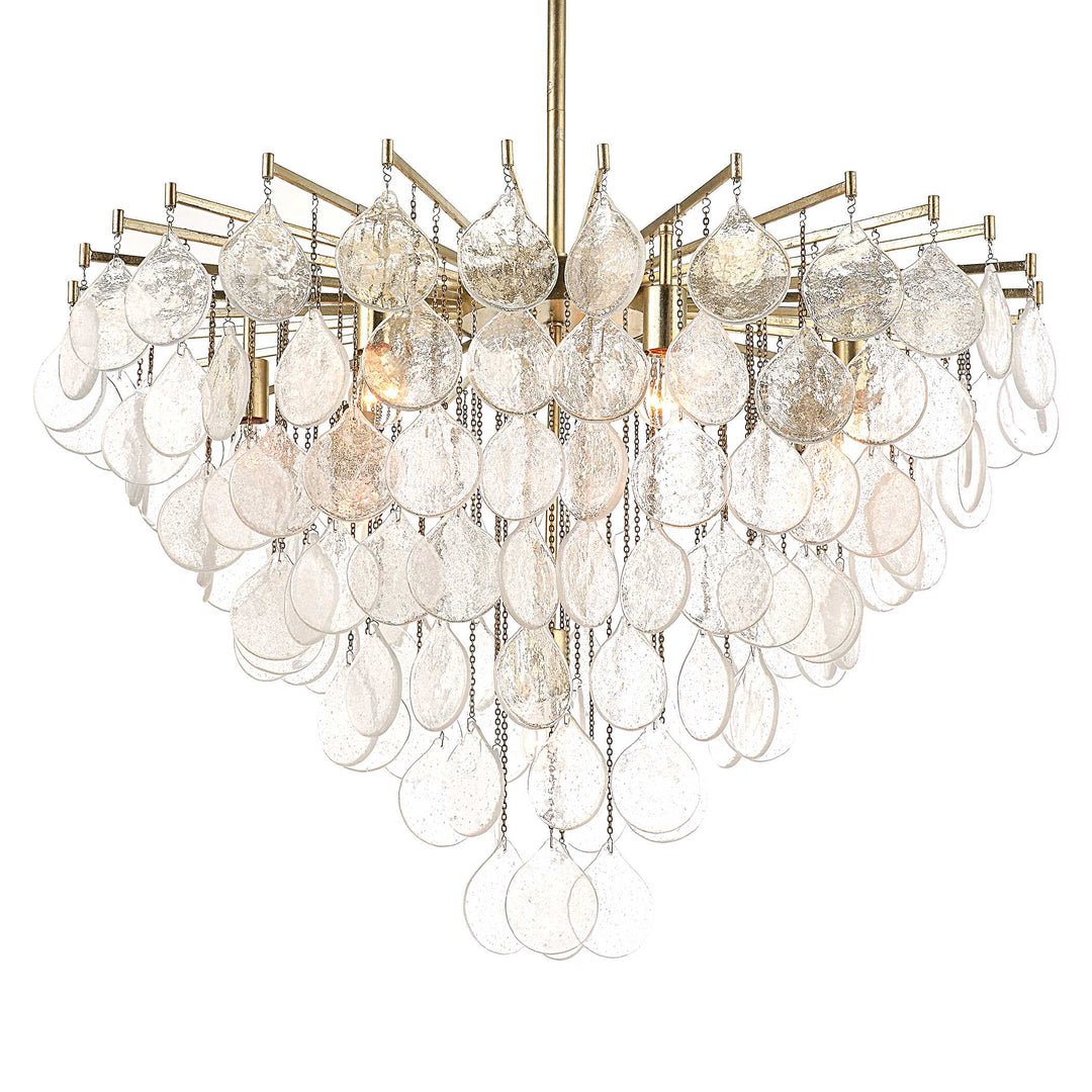 American Home Furniture Uttermost Goccia 8 Light Tear Drop Glass Pendant