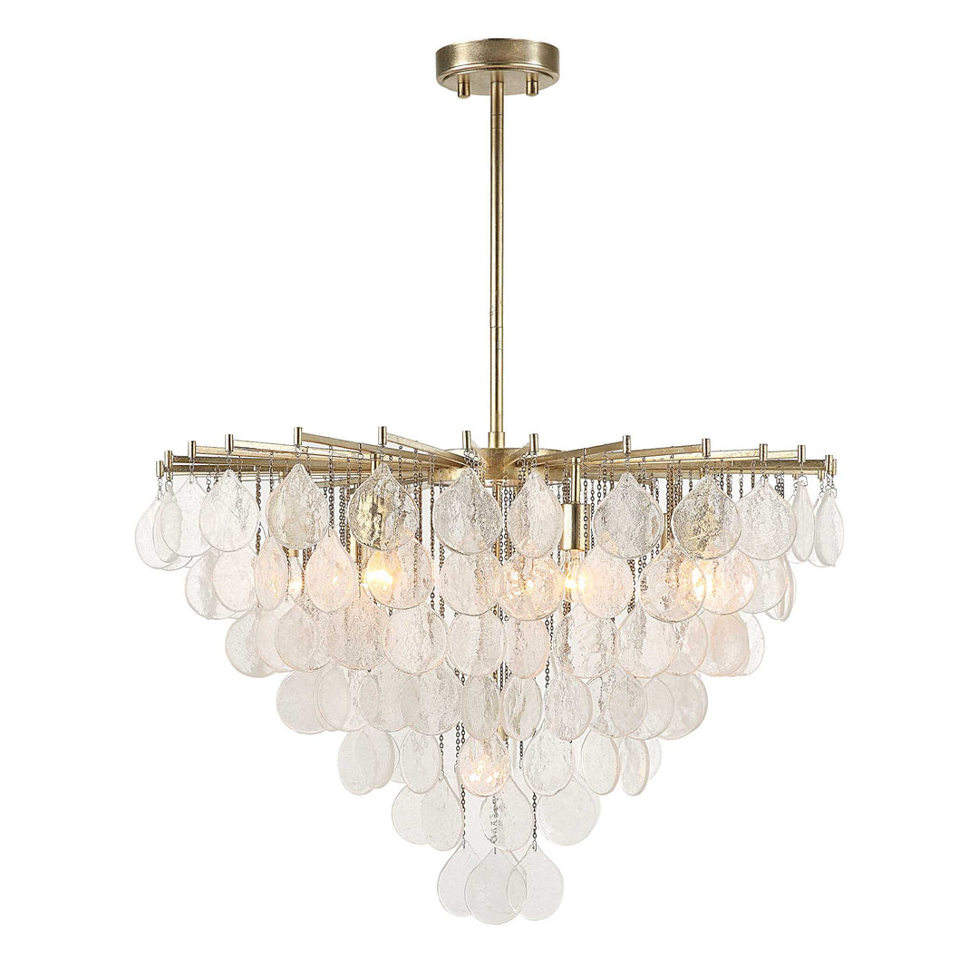 American Home Furniture Uttermost Goccia 8 Light Tear Drop Glass Pendant