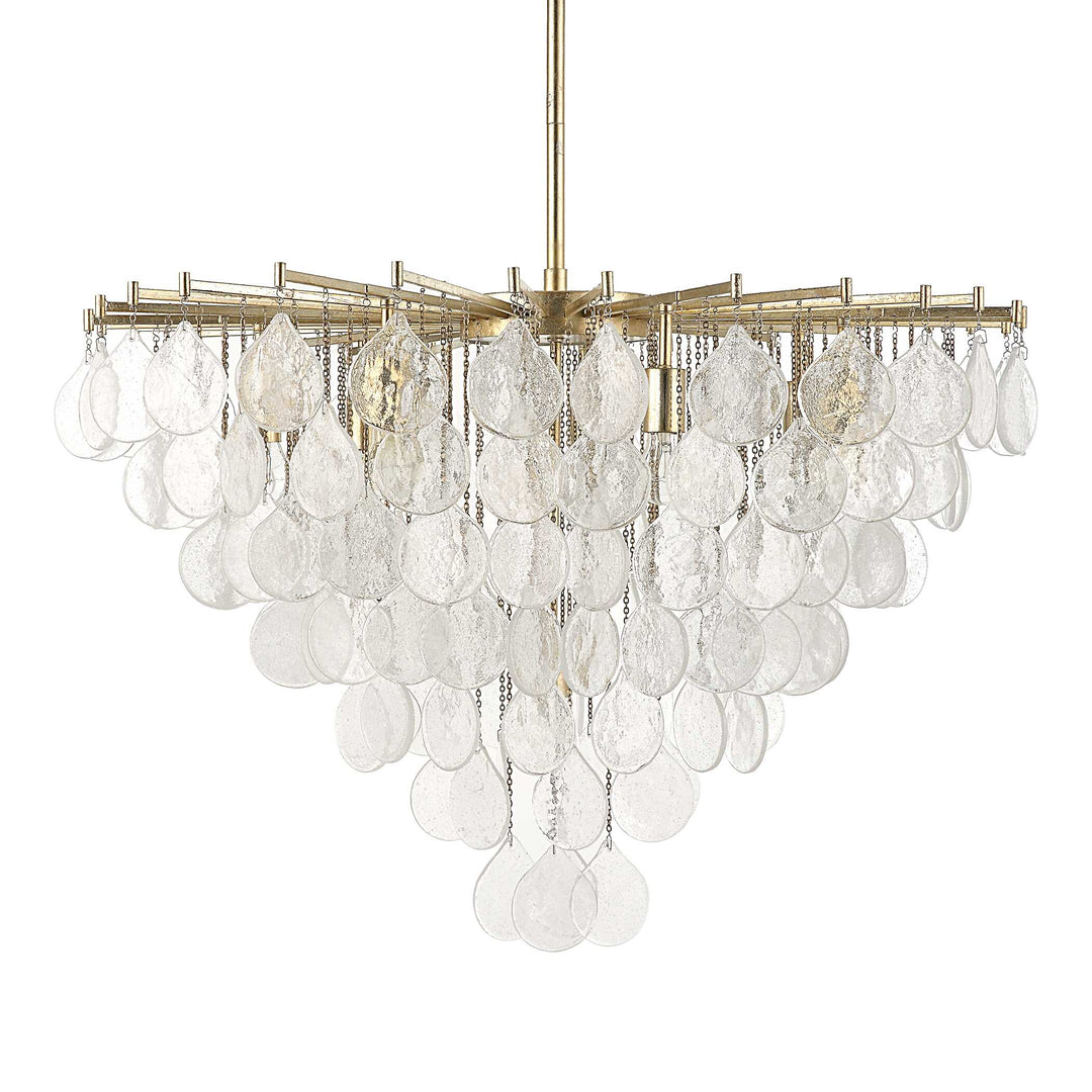 American Home Furniture Uttermost Goccia 8 Light Tear Drop Glass Pendant