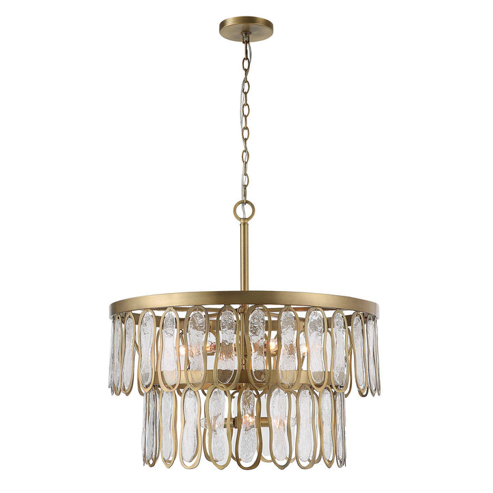 American Home Furniture Uttermost Aurelie 9 Light Round Pendant